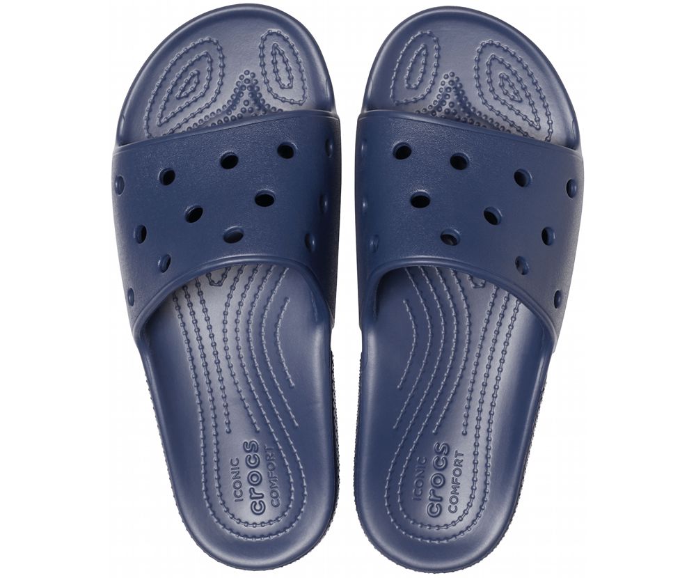 Crocs Classic Badesandaler Dame Mørkeblå | 853-MUQGWY