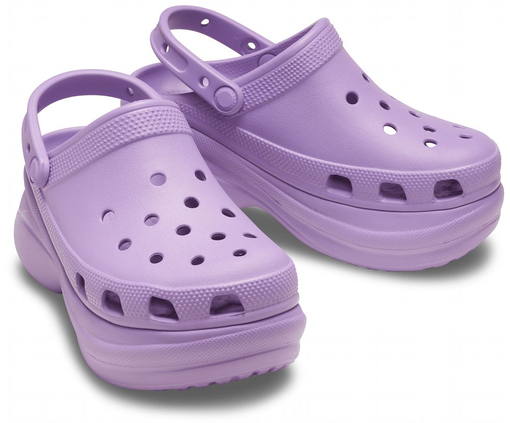 Crocs Classic Bae Platform Træsko Dame Lilla | 542-WNYKTS