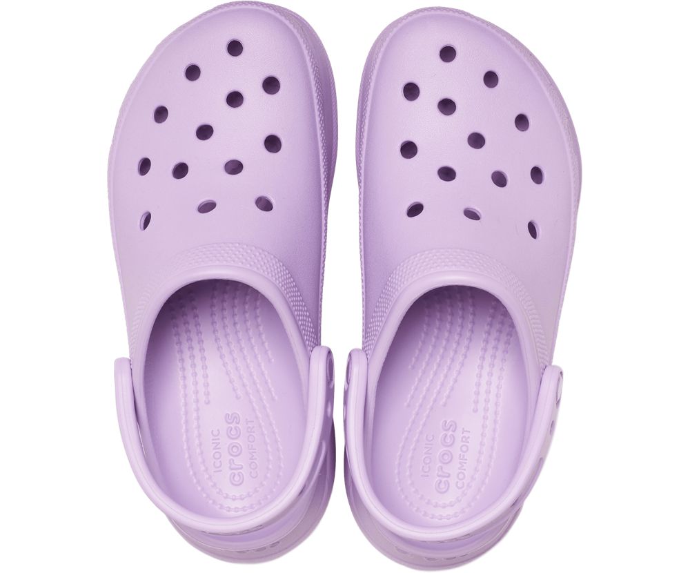 Crocs Classic Bae Platform Træsko Dame Lilla | 542-WNYKTS