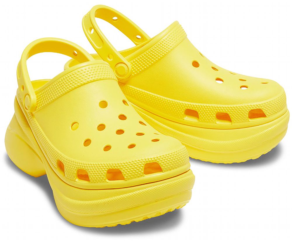 Crocs Classic Bae Træsko Dame Gul | 627-YJSNLC