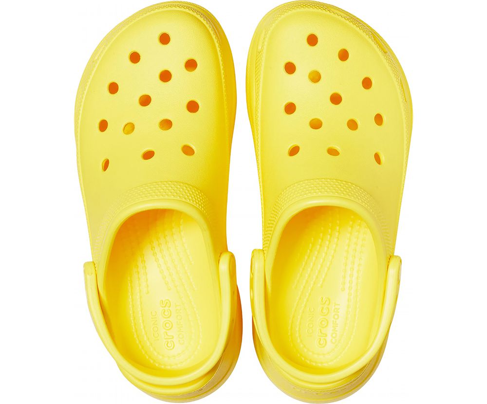 Crocs Classic Bae Træsko Dame Gul | 627-YJSNLC