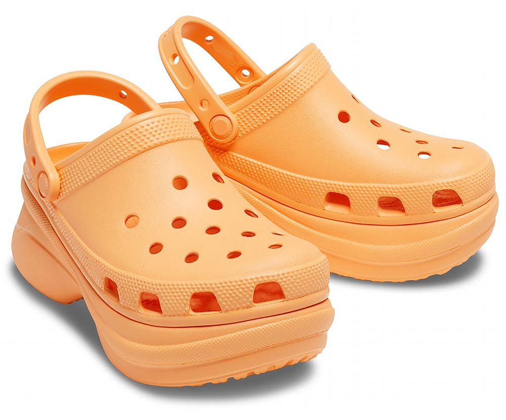 Crocs Classic Bae Træsko Dame Orange | 817-GKFNMU