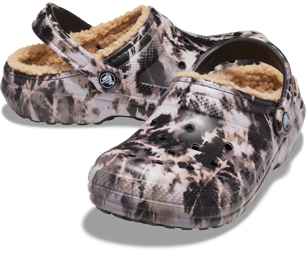 Crocs Classic Forede Bleach Dye Træsko Dame Camouflage | 386-TRXGQE