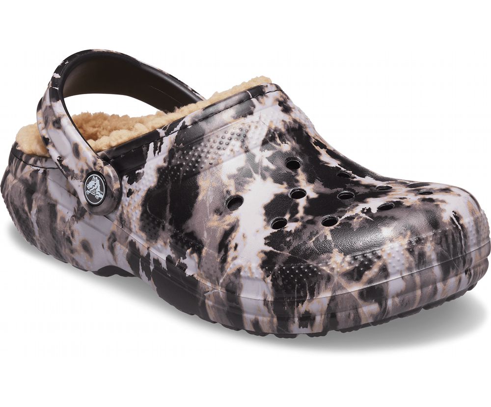 Crocs Classic Forede Bleach Dye Træsko Dame Camouflage | 386-TRXGQE