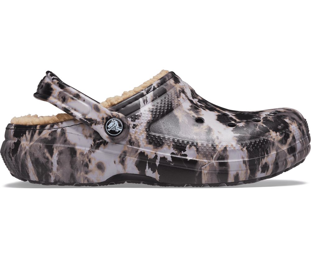 Crocs Classic Forede Bleach Dye Træsko Dame Camouflage | 386-TRXGQE