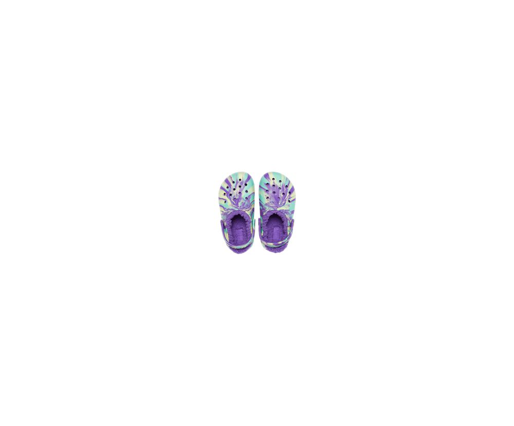 Crocs Classic Forede Marbled Træsko Drenge Flerfarvede | 562-QSLNFG