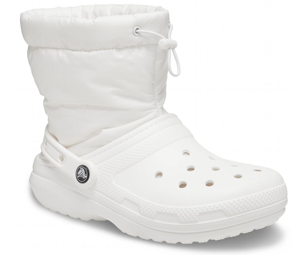 Crocs Classic Forede Neo Puff Støvler Dame Hvide | 394-LDXGZY