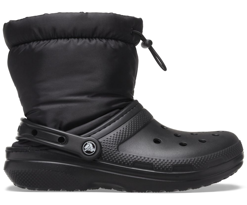 Crocs Classic Forede Neo Puff Støvler Dame Sort | 912-TEQCPD