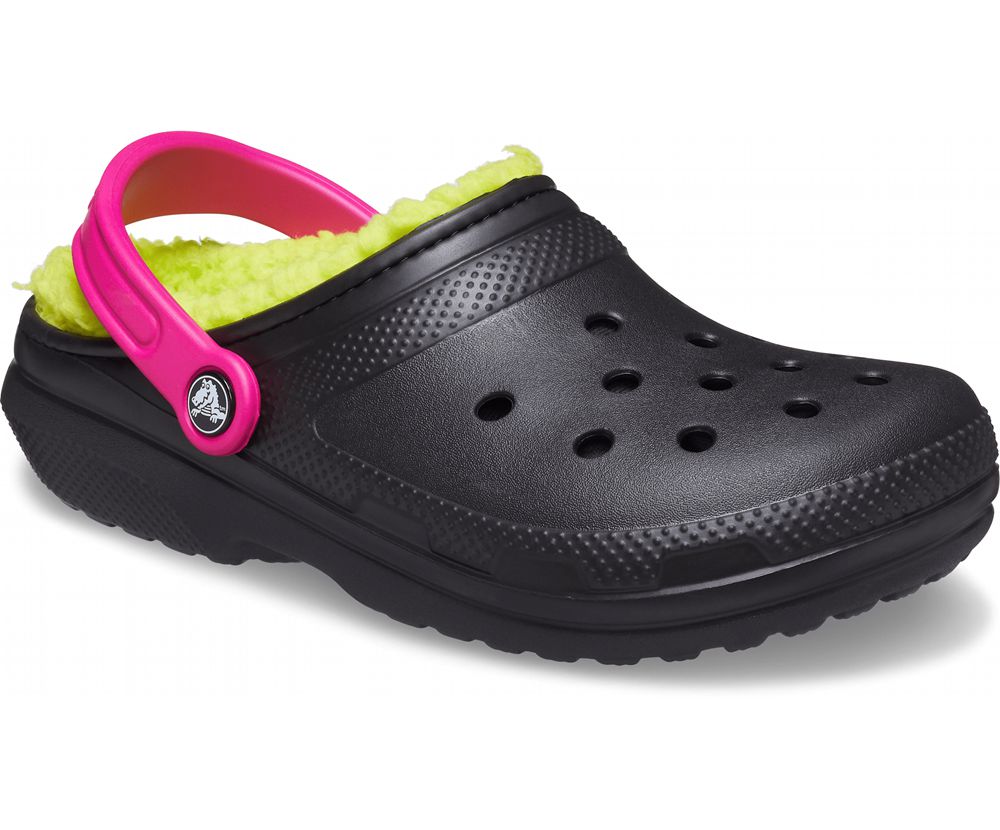 Crocs Classic Forede Pop Páskové Træsko Dame Sort | 024-UHRZIW