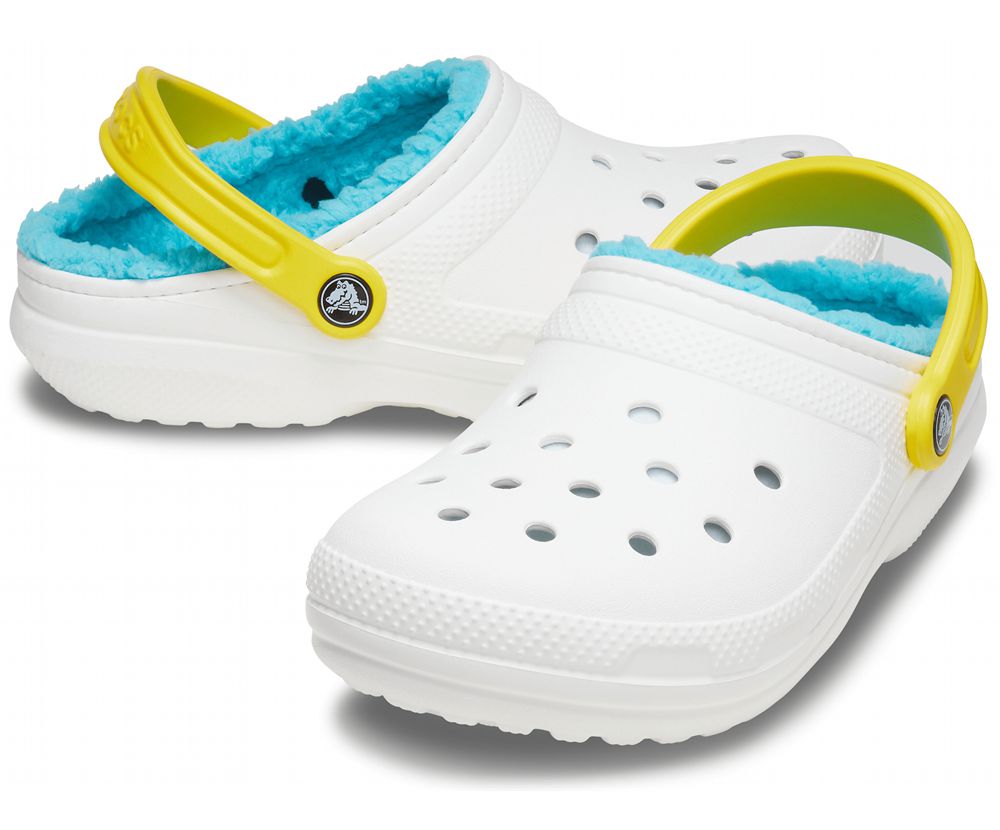 Crocs Classic Forede Pop Páskové Træsko Dame Hvide | 943-MHWZAO