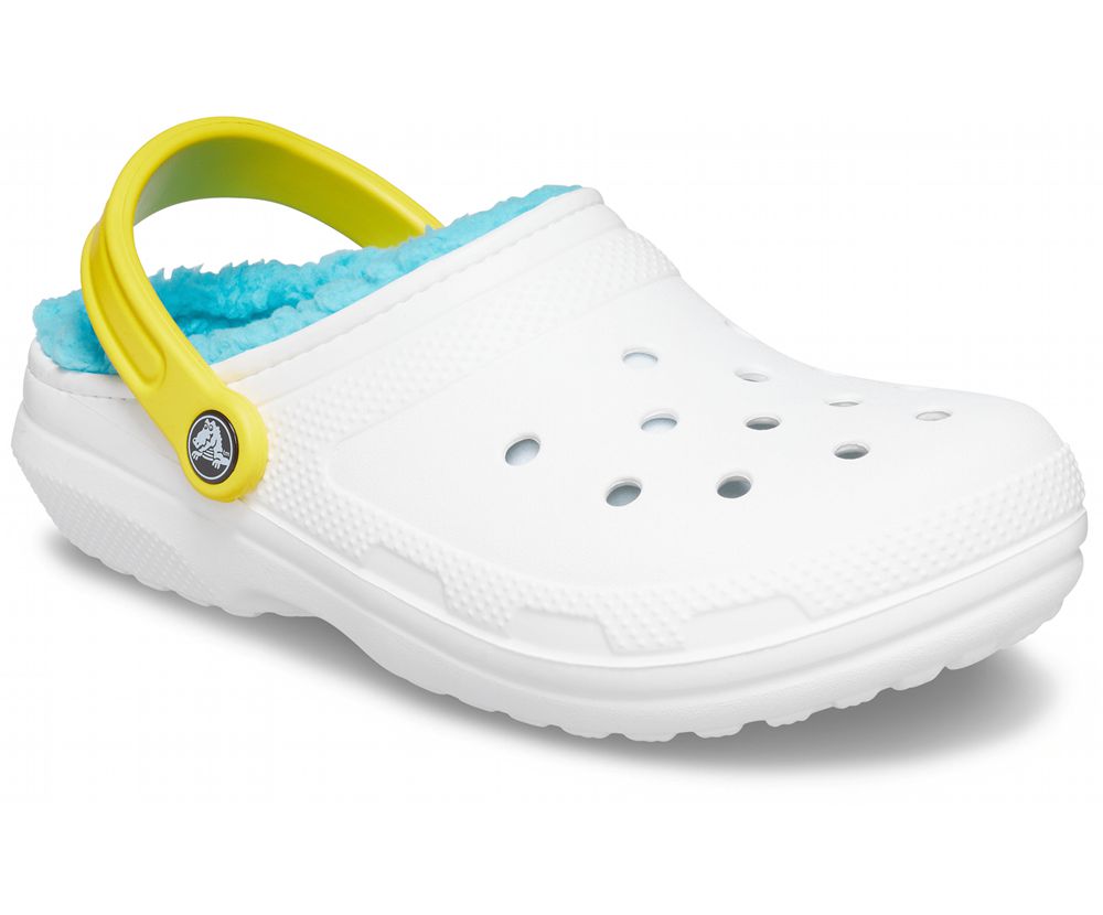 Crocs Classic Forede Pop Páskové Træsko Dame Hvide | 943-MHWZAO