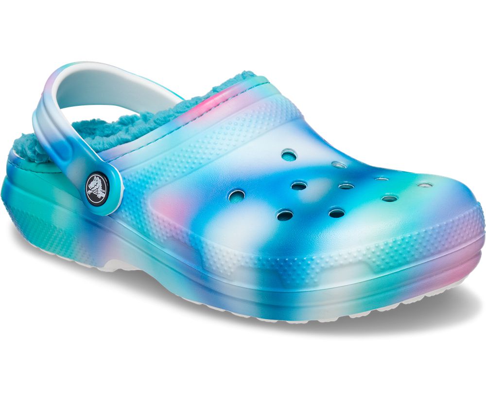 Crocs Classic Forede Solarized Træsko Dame Blå | 078-AIQWTV