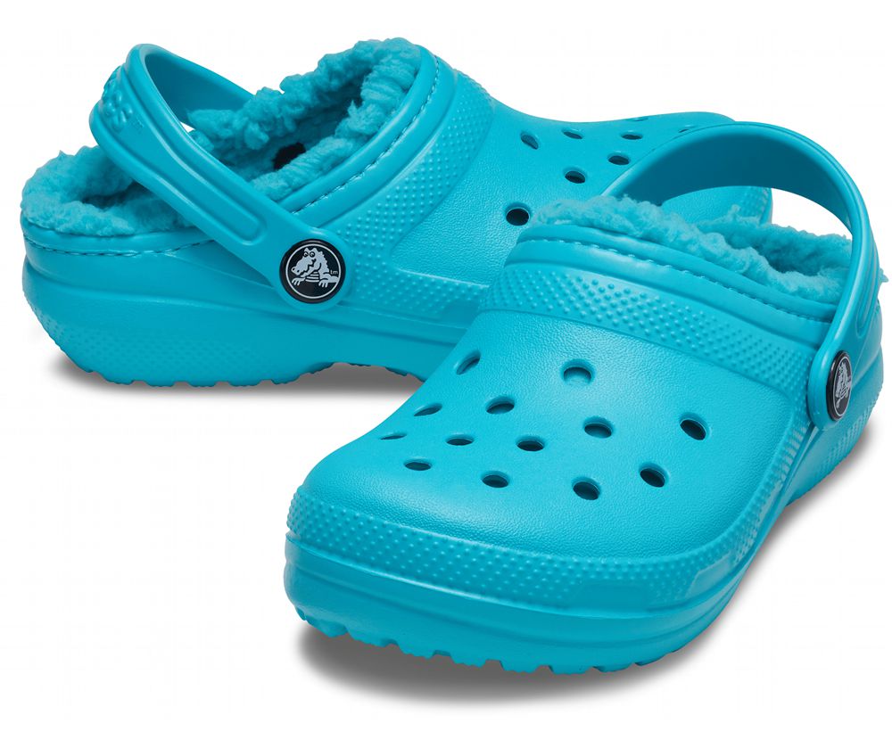 Crocs Classic Forede Tøfler Pige Blå | 657-LCAEIY