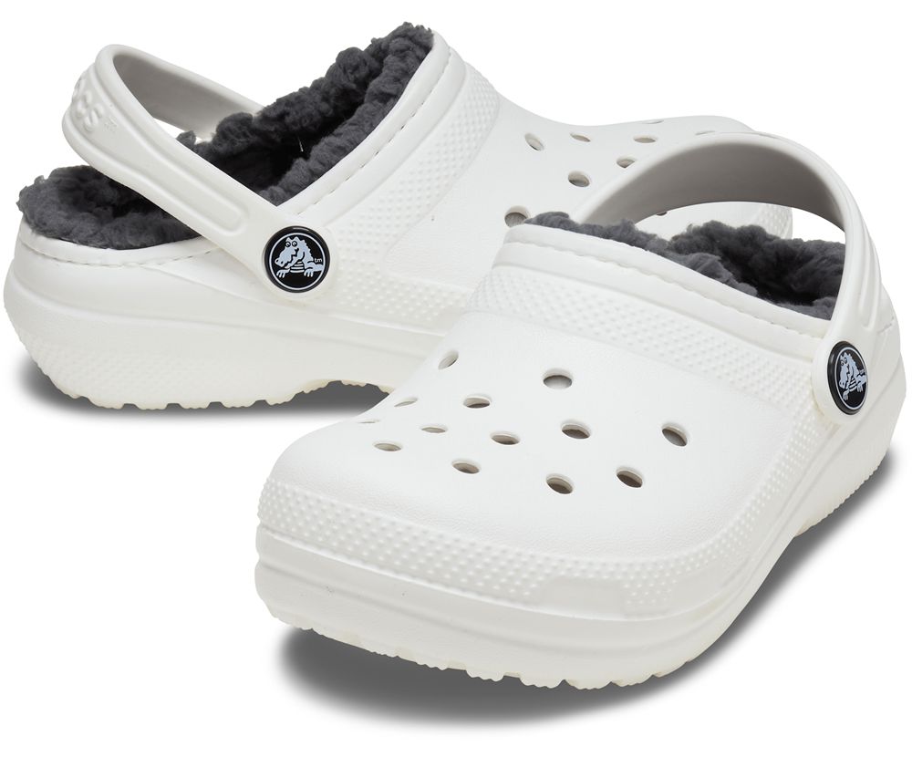 Crocs Classic Forede Tøfler Pige Hvide | 413-FNRHAJ