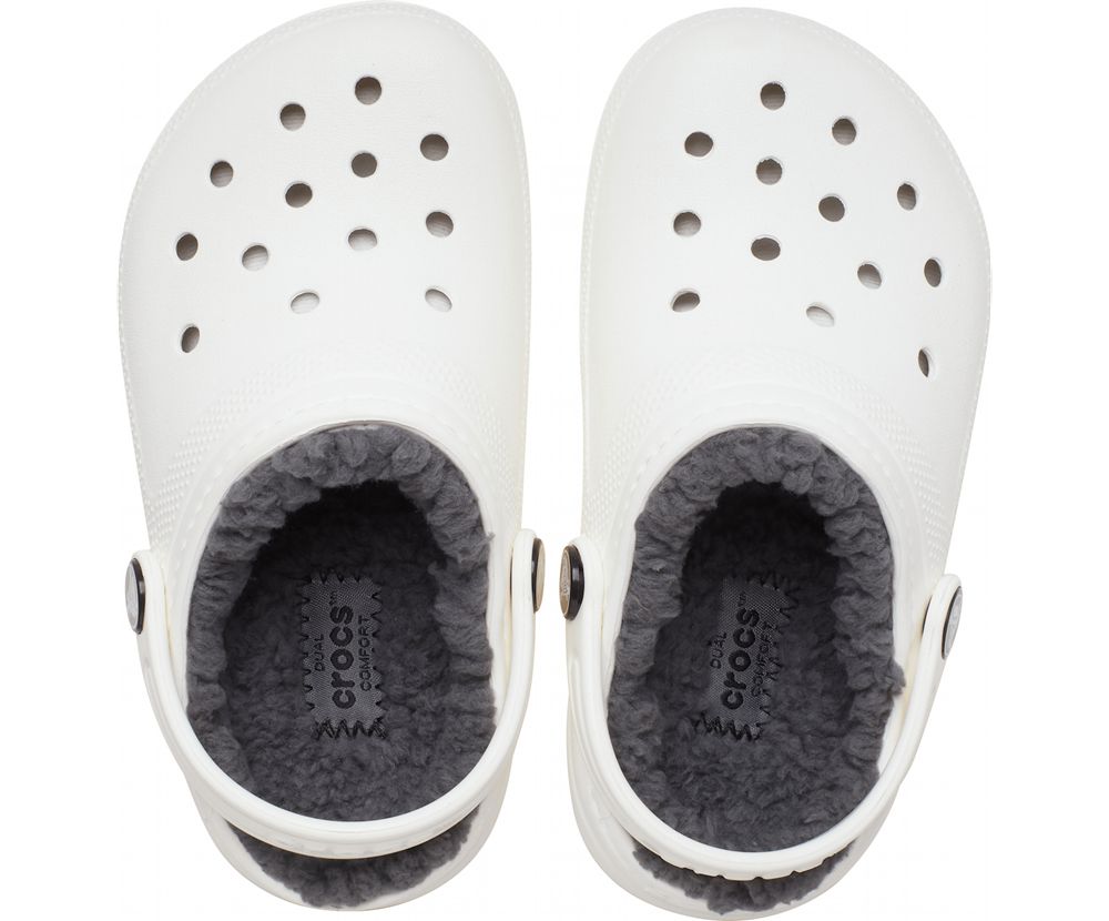 Crocs Classic Forede Tøfler Pige Hvide | 413-FNRHAJ