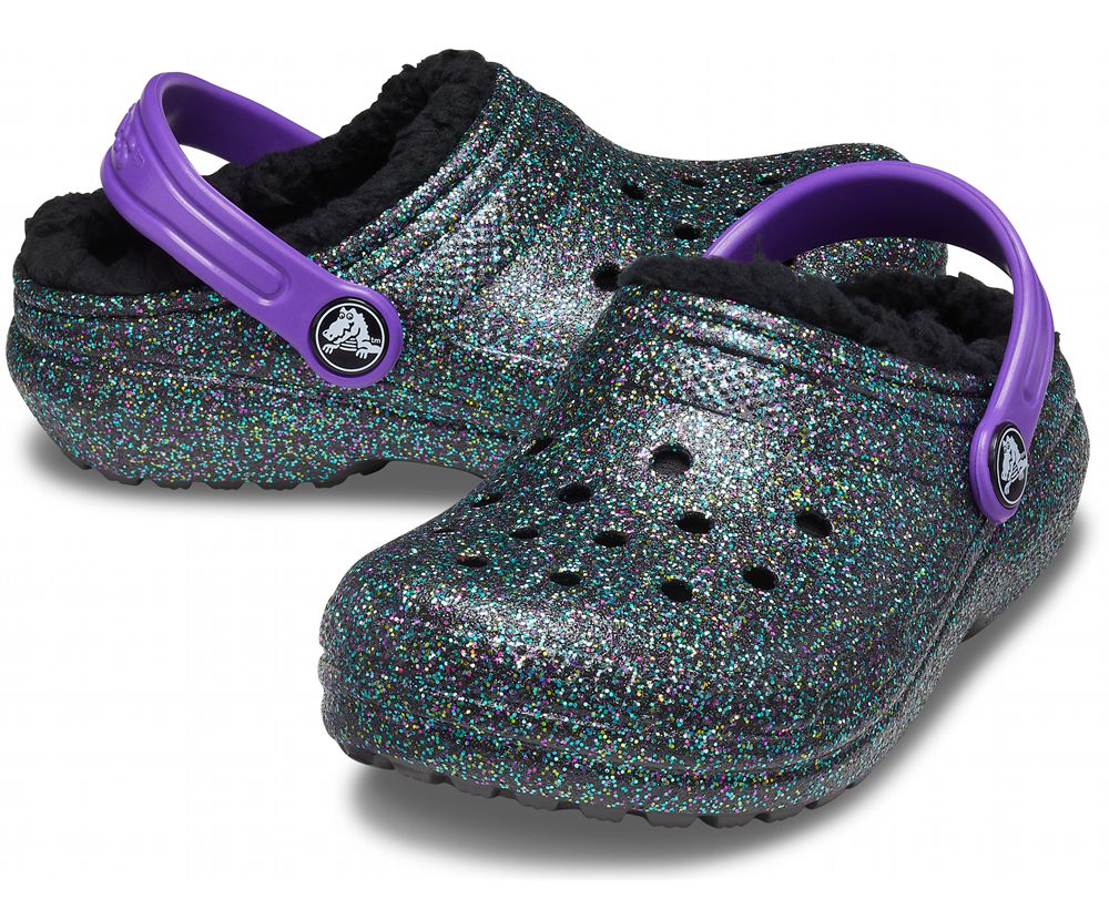 Crocs Classic Glitter Forede Tøfler Drenge Flerfarvede | 305-YAKRDF