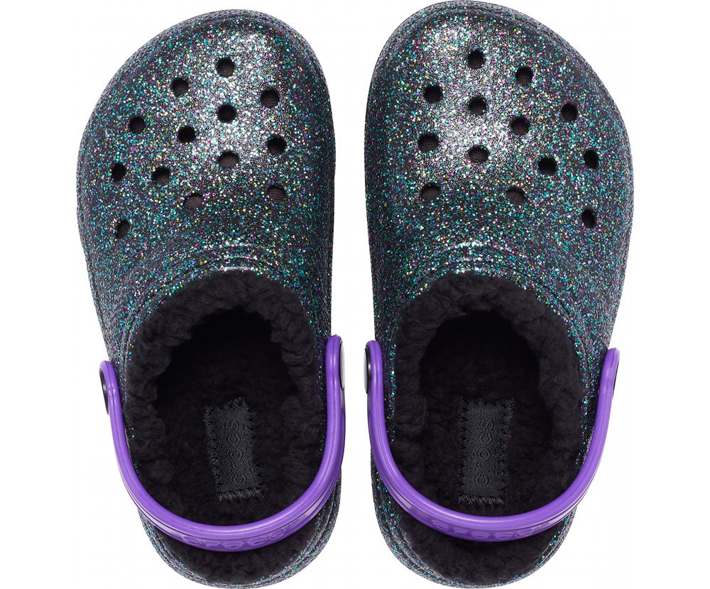 Crocs Classic Glitter Forede Tøfler Drenge Flerfarvede | 305-YAKRDF