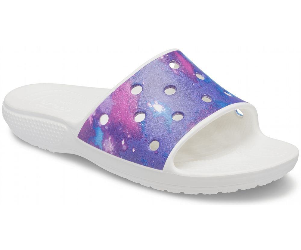 Crocs Classic Out Of This World Badesandaler Herre Hvide | 207-DJWVSO