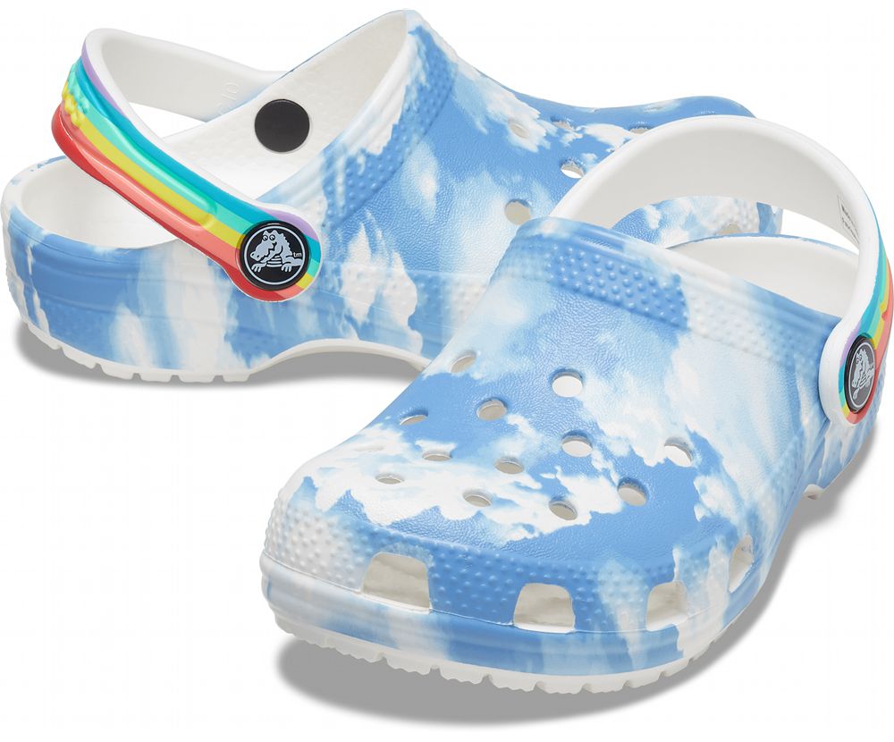 Crocs Classic Out Of This World Ii Træsko Pige Blå | 172-WJHUGI