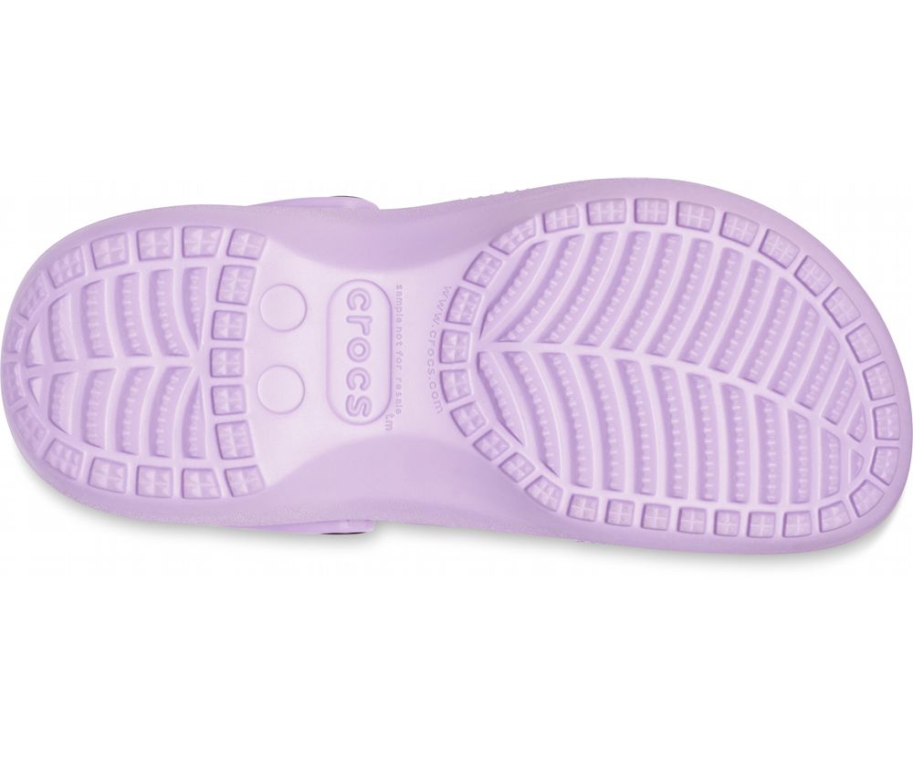 Crocs Classic Platform Træsko Dame Lilla | 934-PZDCBS