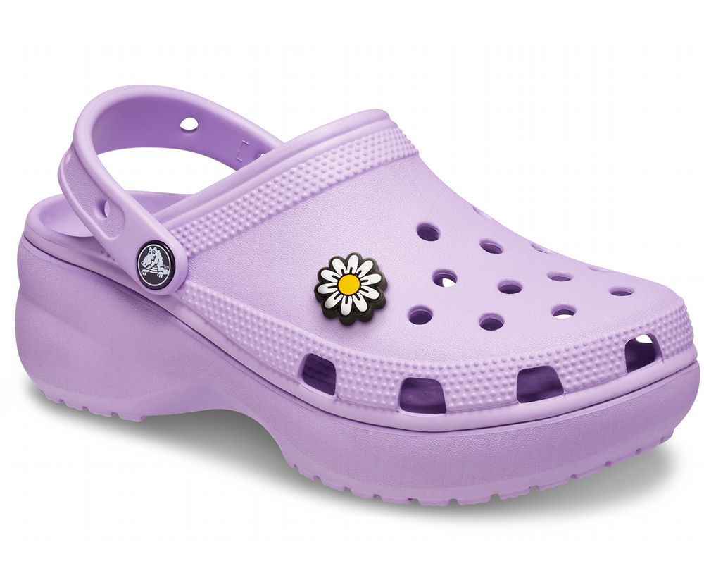 Crocs Classic Platform Træsko Dame Lilla | 934-PZDCBS