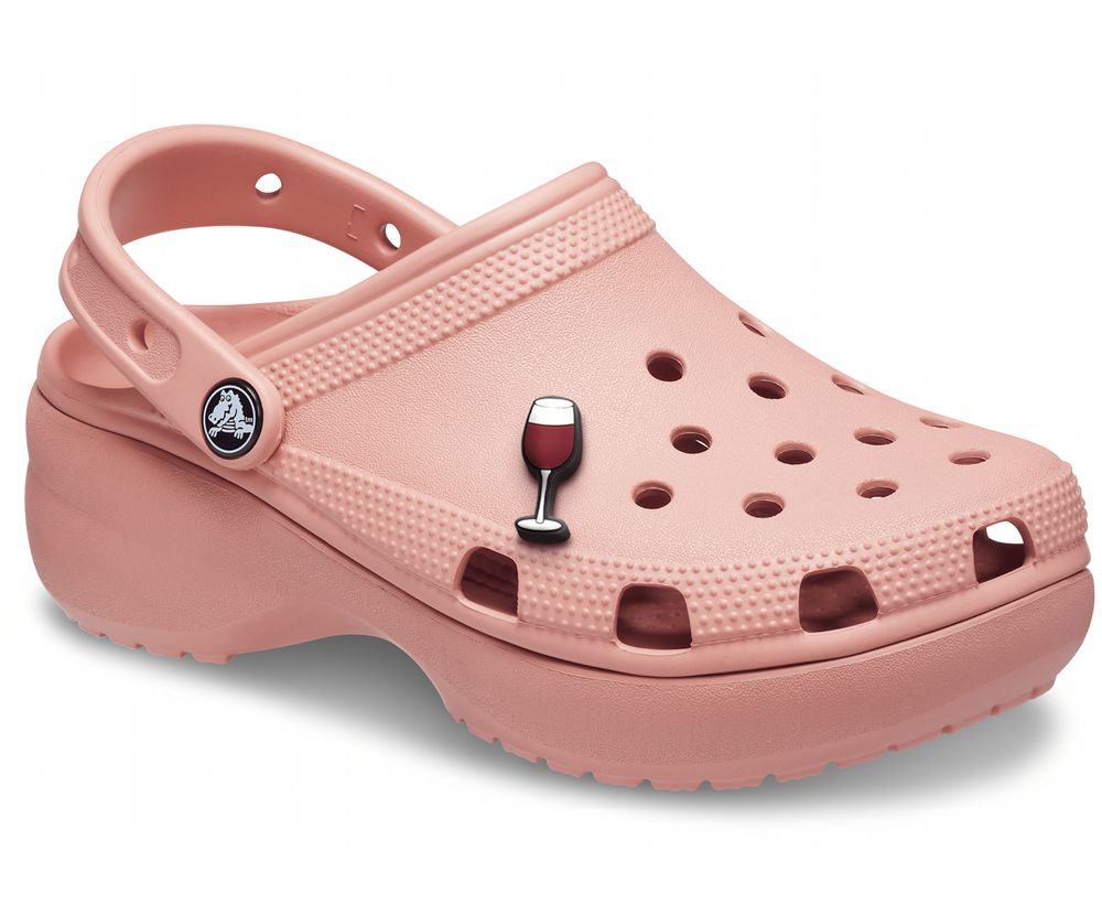 Crocs Classic Platform Træsko Dame Lyserød | 417-RCPXBN