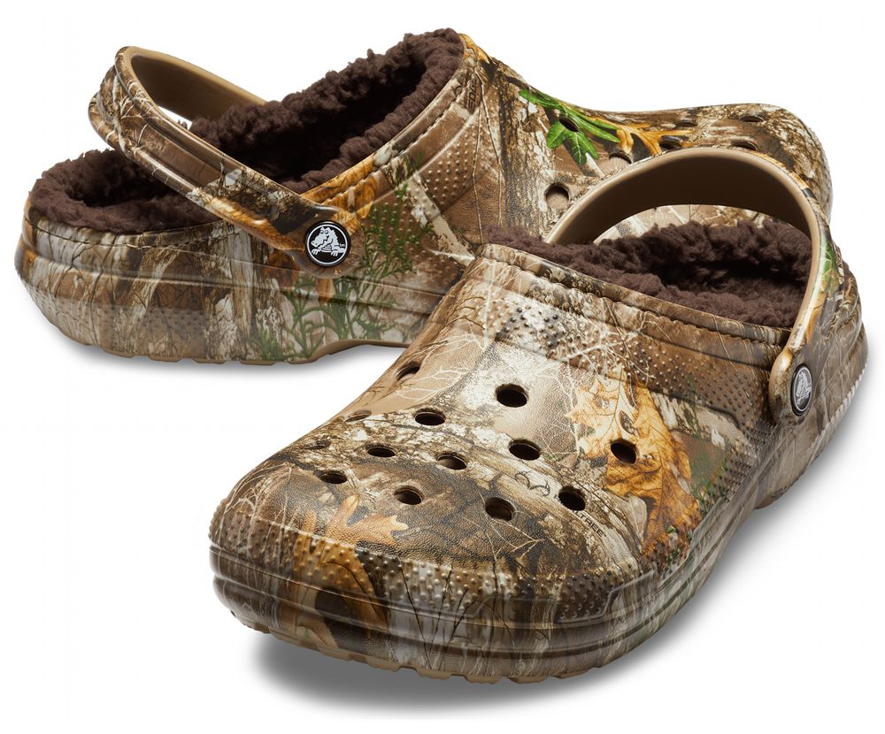 Crocs Classic Realtree Edge® Forede Træsko Dame Brune | 265-BMYFRQ