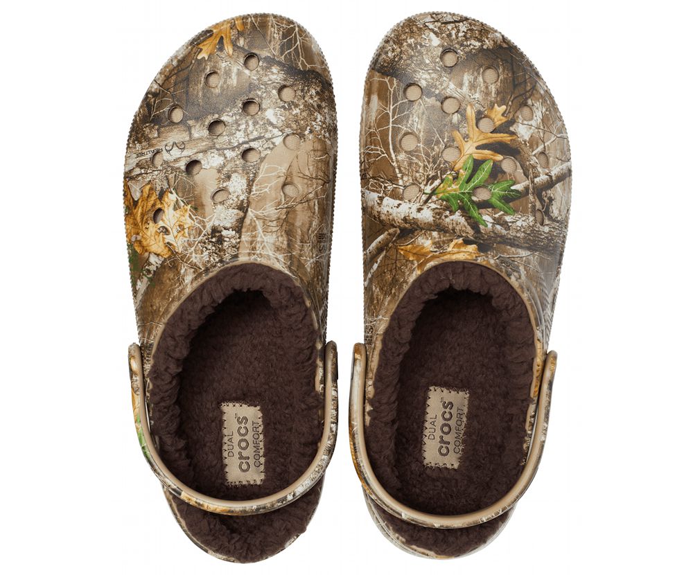 Crocs Classic Realtree Edge® Forede Træsko Dame Brune | 265-BMYFRQ