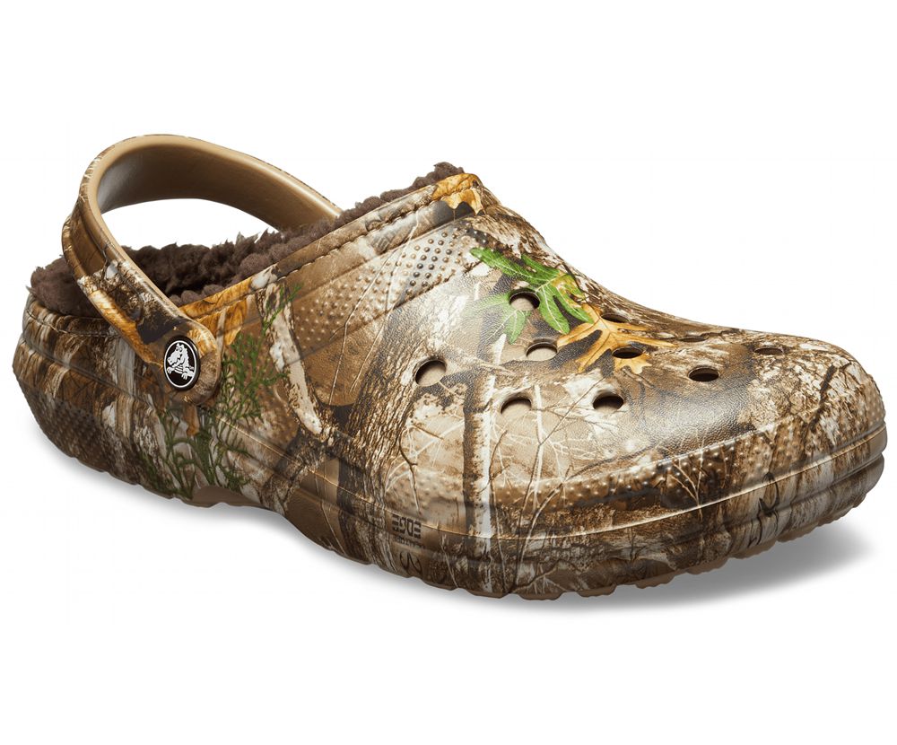 Crocs Classic Realtree Edge® Forede Træsko Dame Brune | 265-BMYFRQ