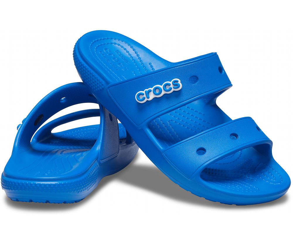 Crocs Classic Sandaler Dame Blå | 402-VOPXWM