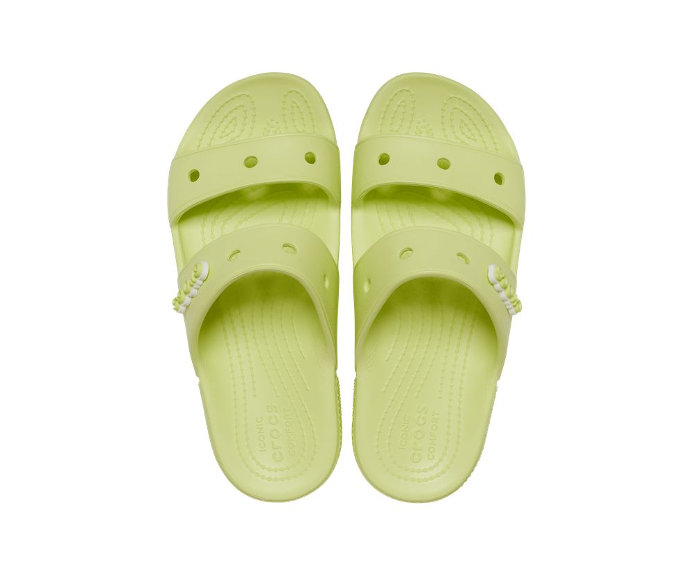 Crocs Classic Sandaler Dame Grøn | 735-NGCSZJ