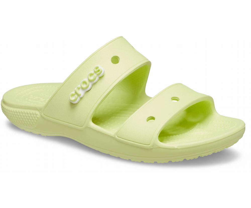 Crocs Classic Sandaler Dame Grøn | 735-NGCSZJ