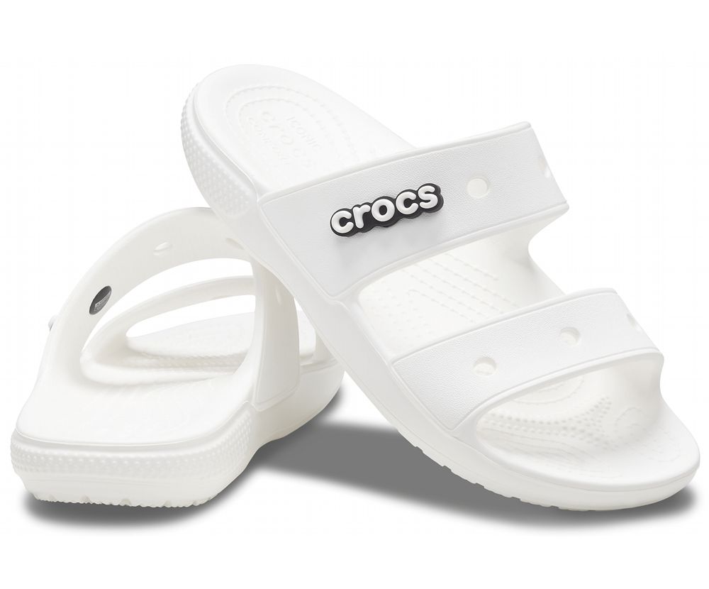 Crocs Classic Sandaler Dame Hvide | 903-DZOKCT