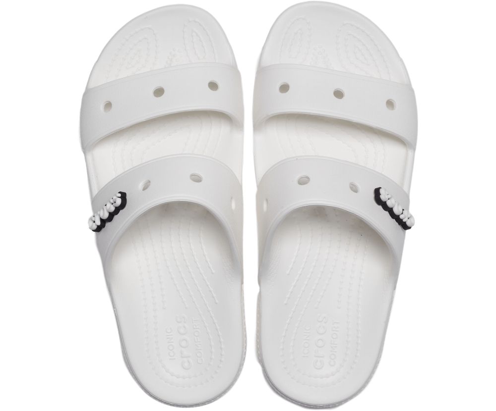 Crocs Classic Sandaler Dame Hvide | 903-DZOKCT