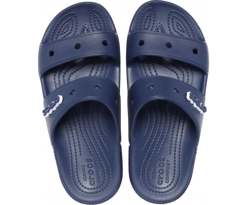 Crocs Classic Sandaler Dame Mørkeblå | 485-QGHIUF