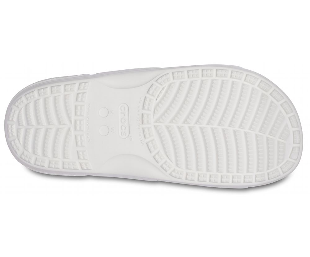 Crocs Classic Sandaler Herre Hvide | 576-QUMFDS