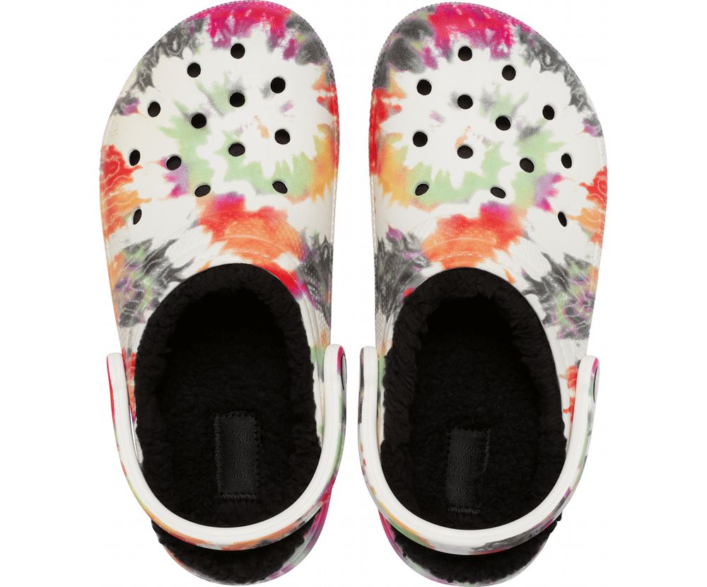 Crocs Classic Tie-Dye Forede Træsko Dame Flerfarvede | 162-YNOUHL