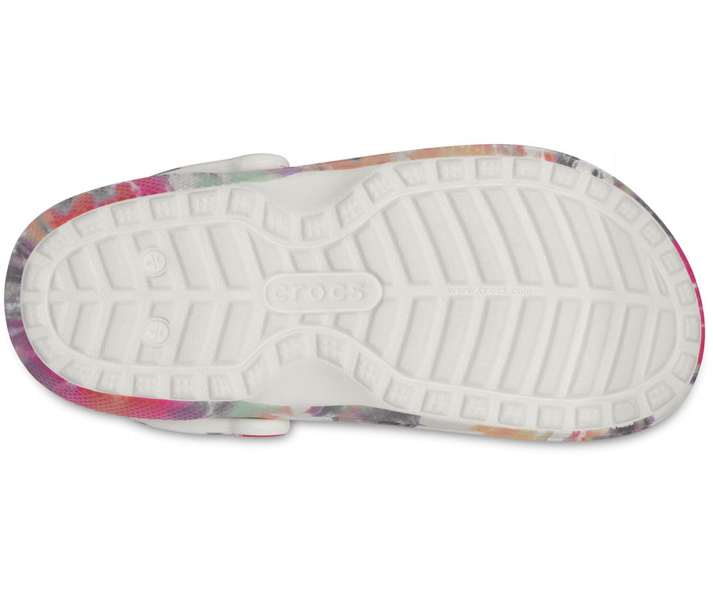 Crocs Classic Tie-Dye Forede Træsko Dame Flerfarvede | 162-YNOUHL