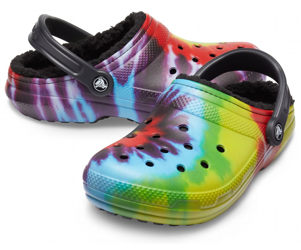 Crocs Classic Tie-Dye Forede Træsko Dame Flerfarvede | 241-YSFDRG