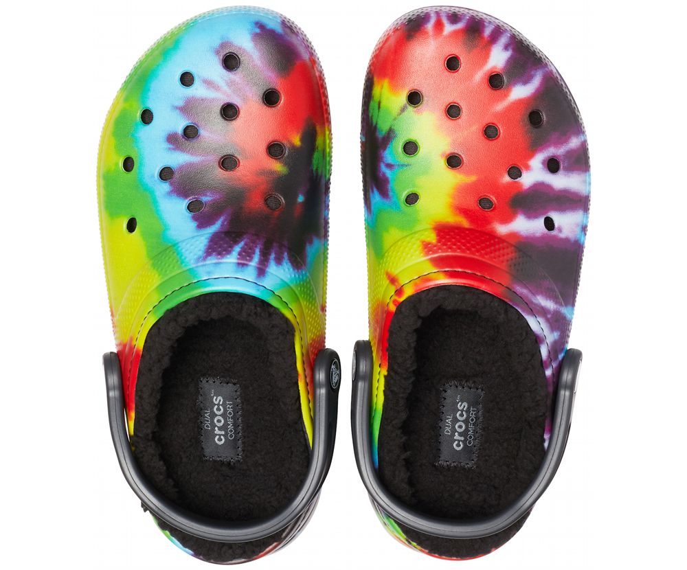 Crocs Classic Tie-Dye Forede Træsko Dame Flerfarvede | 241-YSFDRG