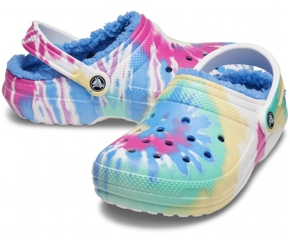 Crocs Classic Tie-Dye Forede Træsko Dame Flerfarvede | 691-IJPAWH