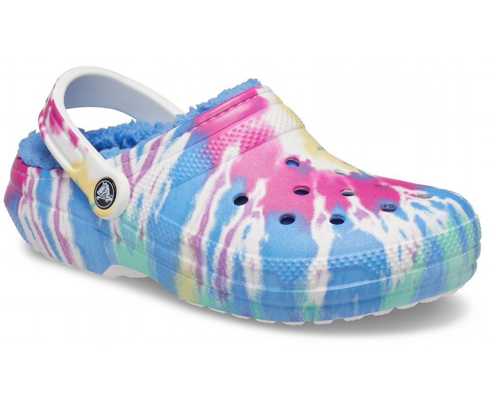 Crocs Classic Tie-Dye Forede Træsko Dame Flerfarvede | 691-IJPAWH