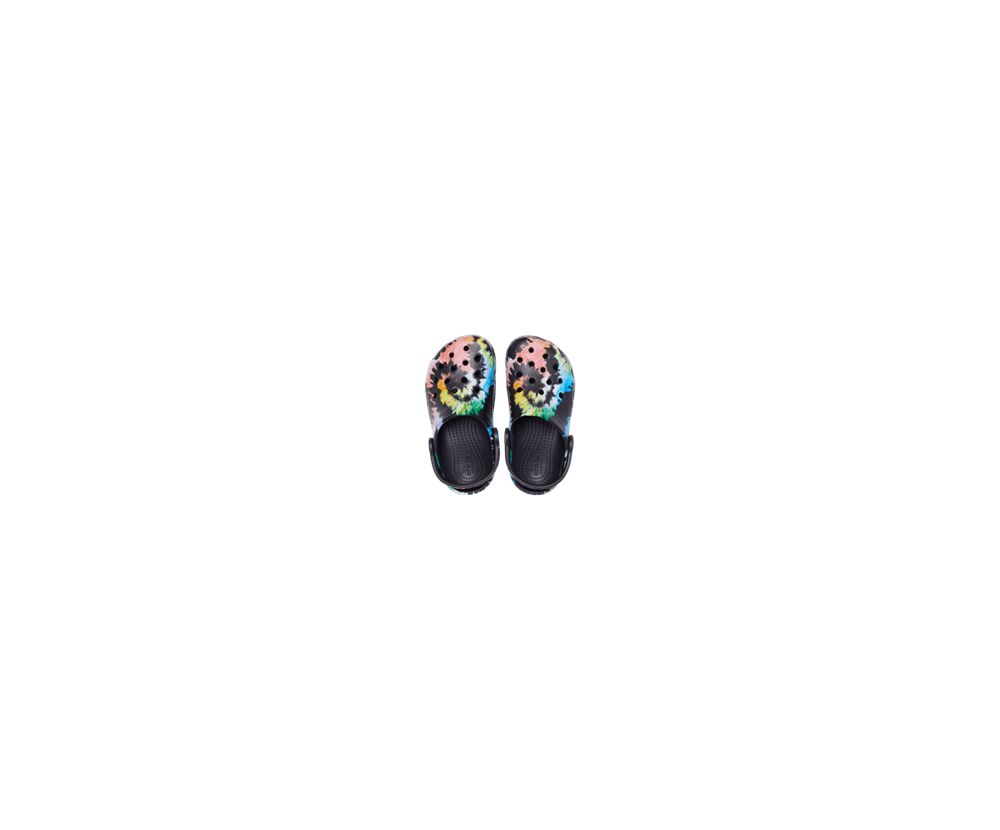 Crocs Classic Tie-Dye Graphic Træsko Drenge Flerfarvede | 320-IPLWTU