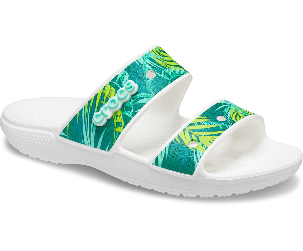 Crocs Classic Tropical Sandaler Dame Grøn | 980-DKBJFA