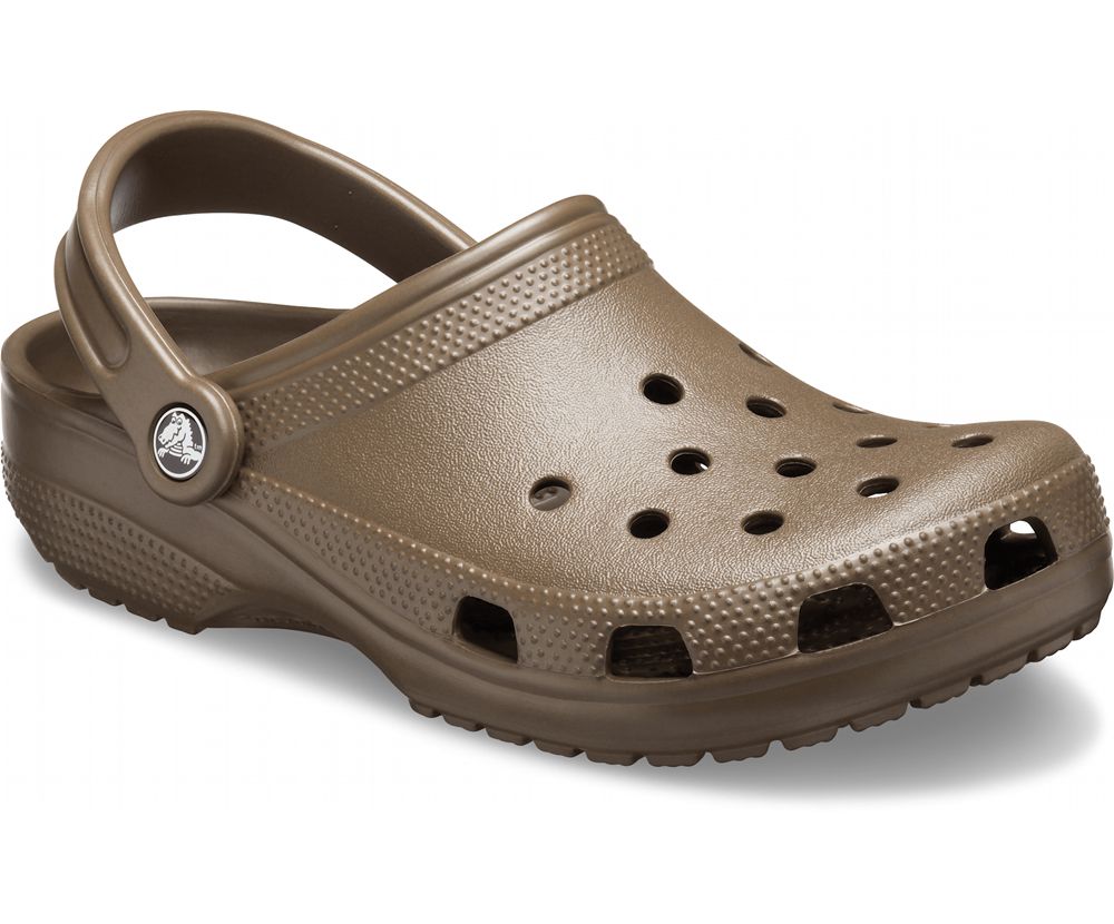 Crocs Classic Træsko Dame Brune | 374-HEJQCD