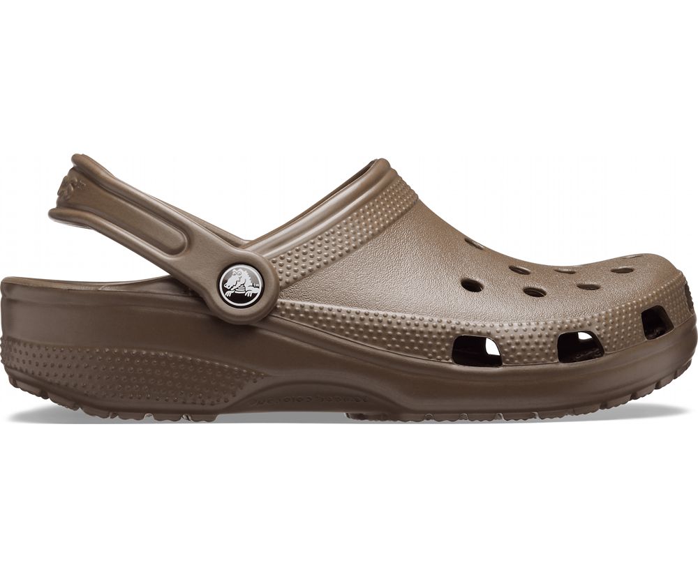 Crocs Classic Træsko Dame Brune | 374-HEJQCD