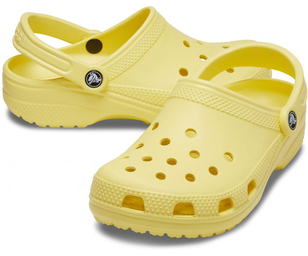 Crocs Classic Træsko Dame Gul | 982-HWRJYS