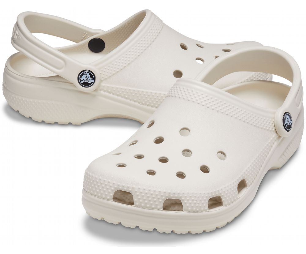 Crocs Classic Træsko Dame Hvide | 726-CFRWBA