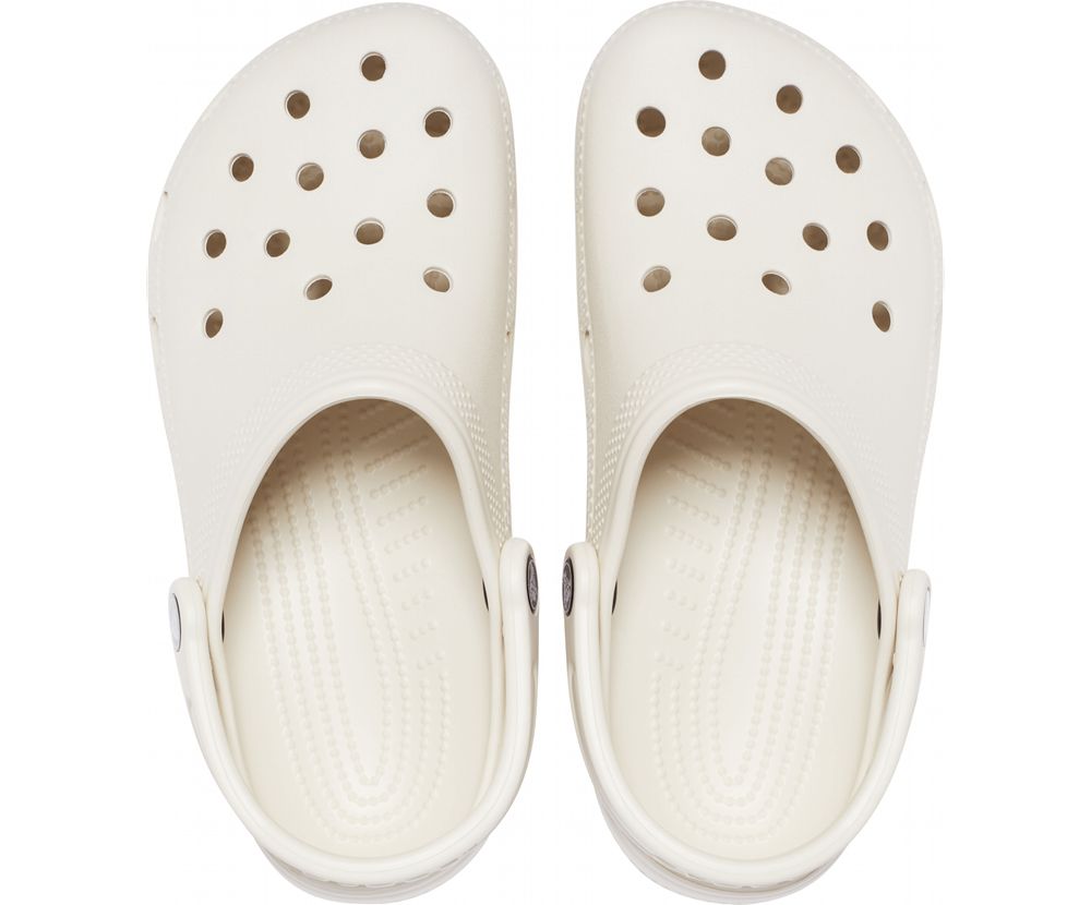 Crocs Classic Træsko Dame Hvide | 726-CFRWBA