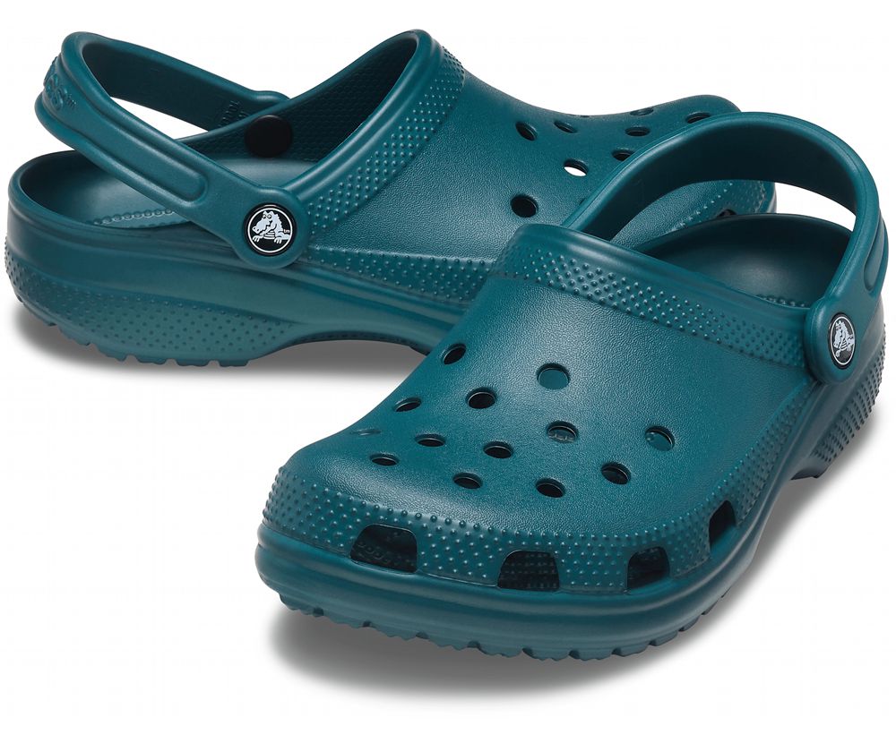 Crocs Classic Træsko Dame Turkis | 470-HLUKOB